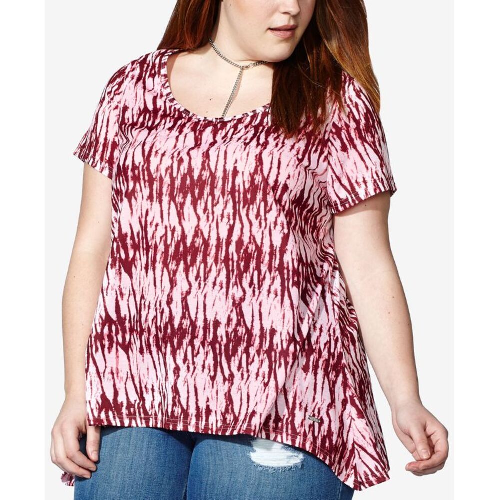 Mblm By Tess Holliday Trendy Plus Size Cutout Back T-Shirt